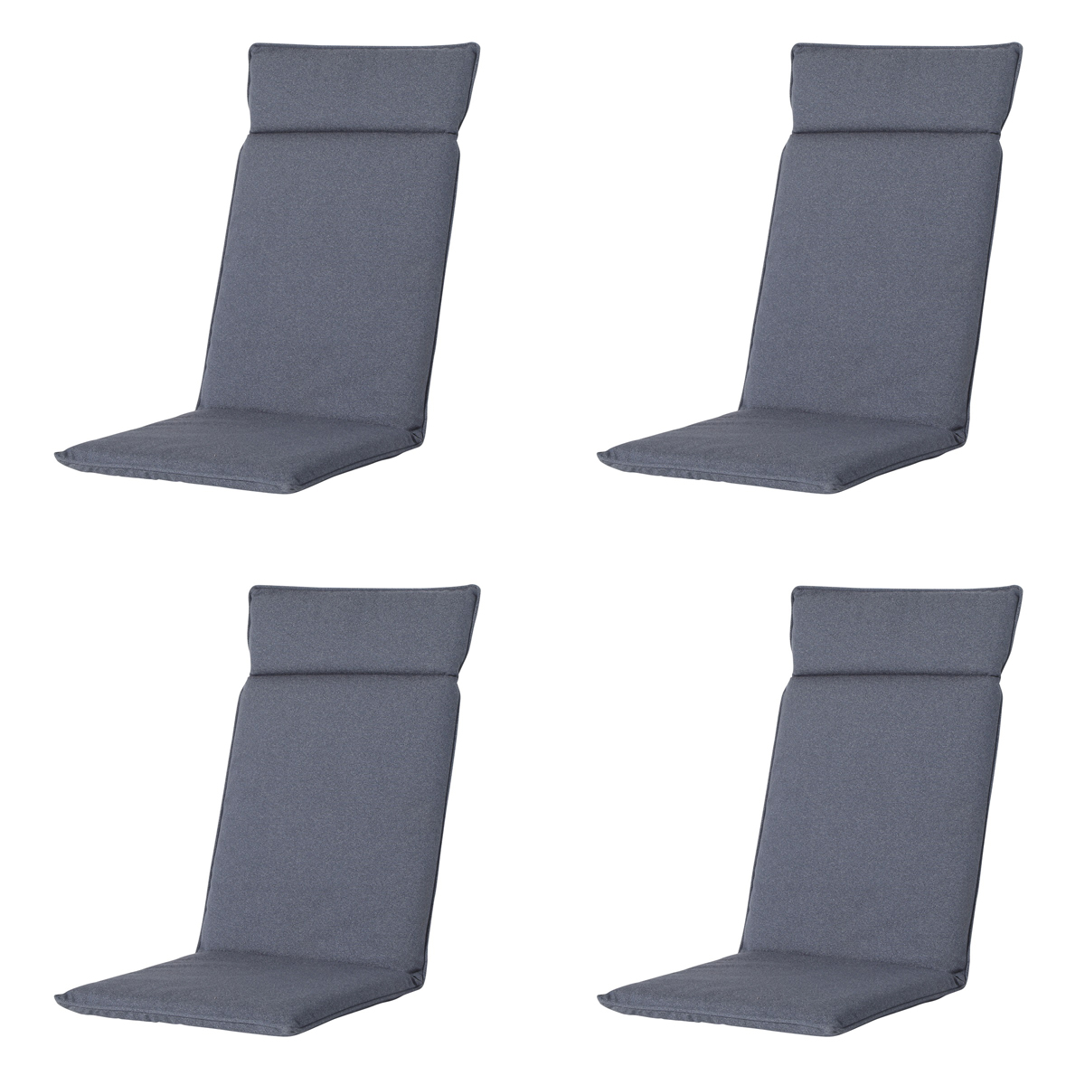 Madison Manchester denim  Tuinstoelkussen - Set van 4
