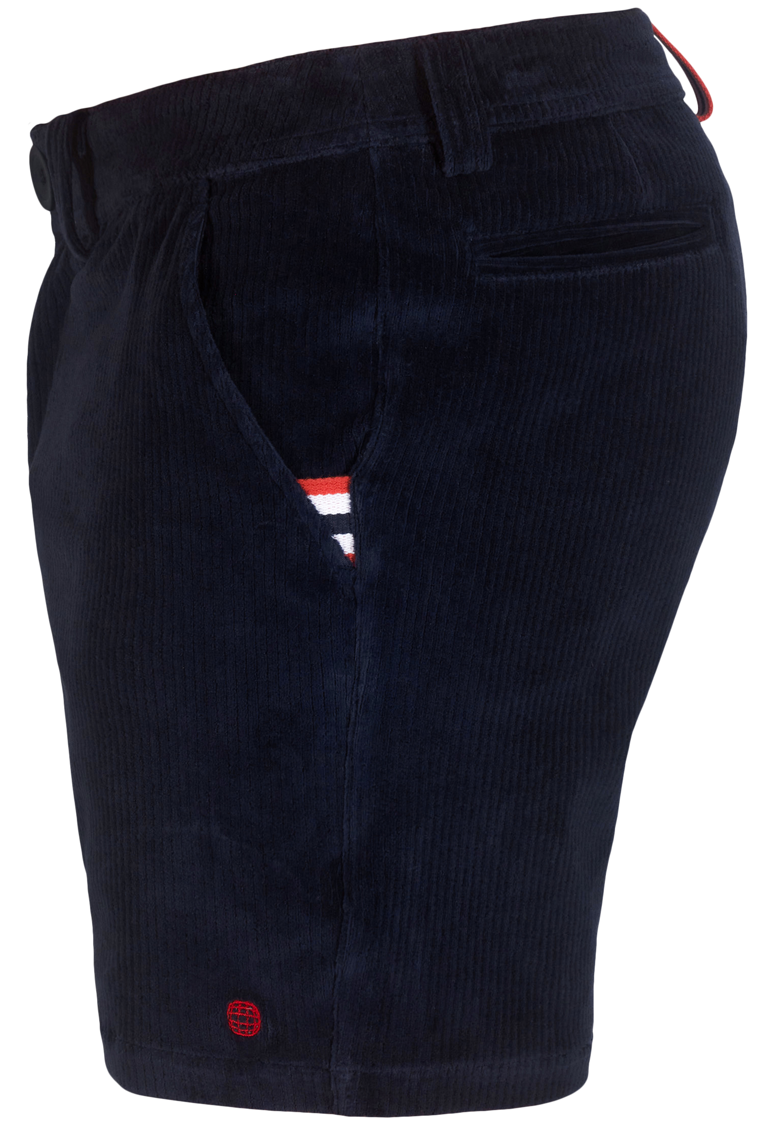 6incher Comfy Cord Shorts Herre 590/Faded Navy