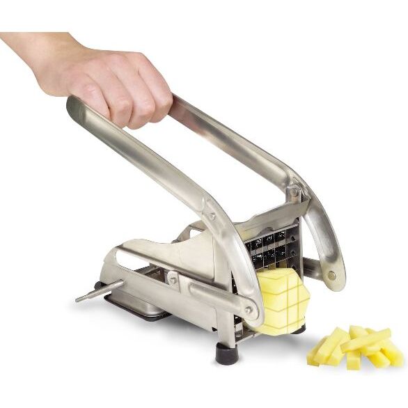 Coupe-frites à 2 grilles Inox