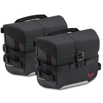 Sacoches cavalières SW-MOTECH SysBag (15/10 litres) avec supports - Noir