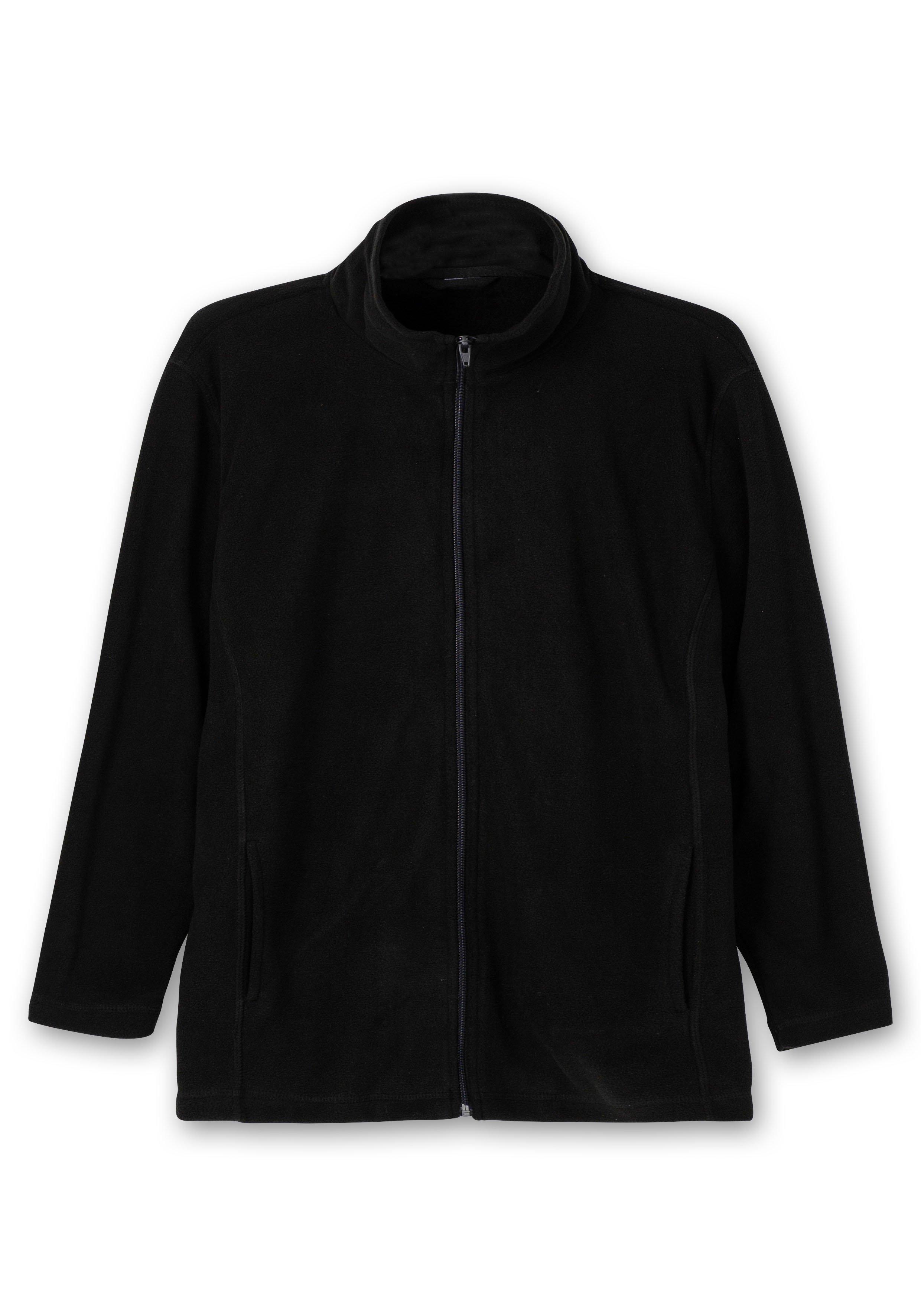 Kuschelige Fleecejacke mit Reißverschluss