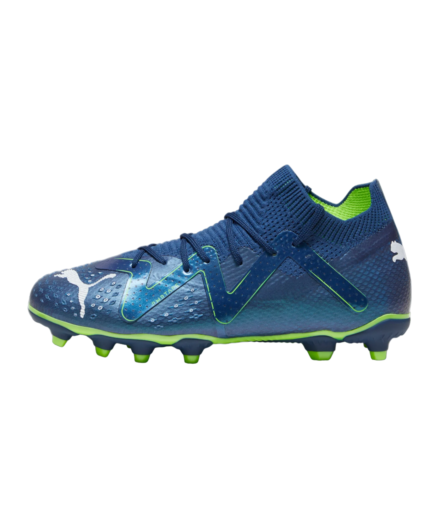 PUMA FUTURE Pro FG/AG Jr Gear Up Kids Blau Weiss F03