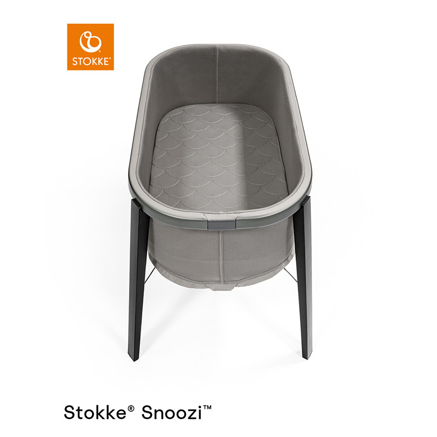 Berceau évolutif Snoozi gris graphite