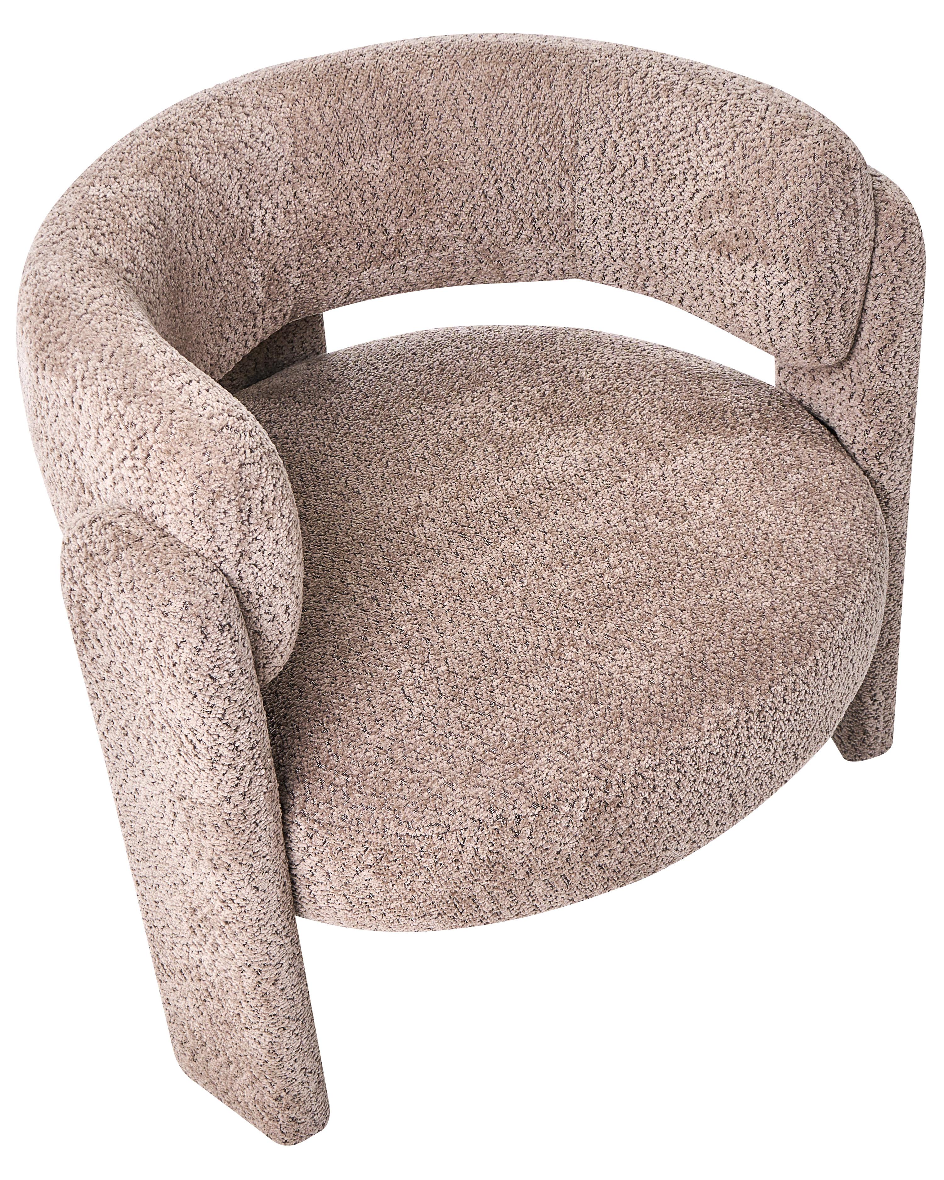 Fauteuil BUREA Chenille Taupe