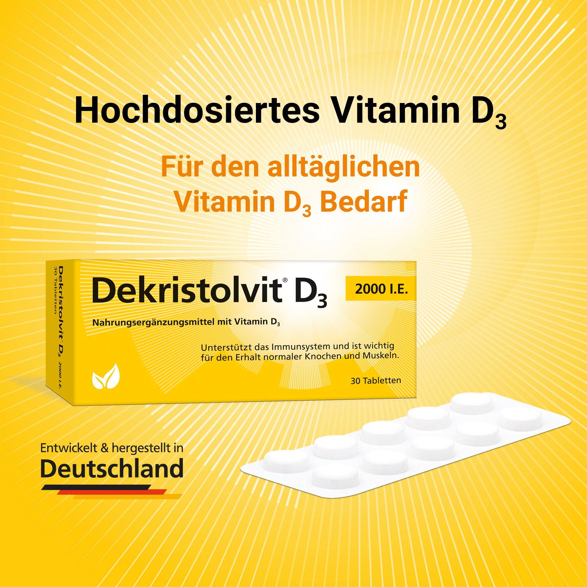 Dekristolvit D3 2000 I.E.