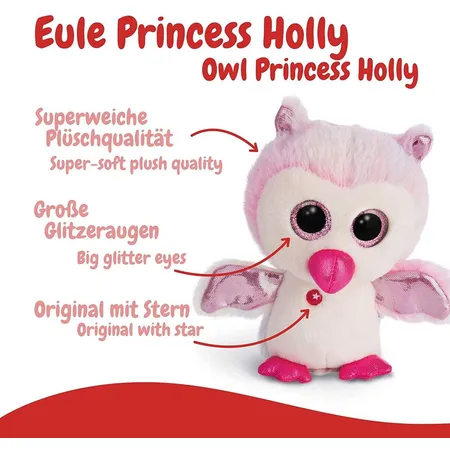 NICI Glubschis Kuscheltier Eule Princess Holly 15 cm
