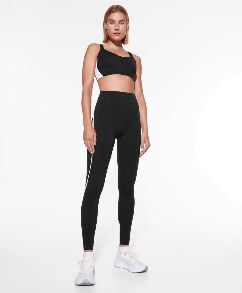 Leggings de compressão com elevação no tornozelo de 65 cm