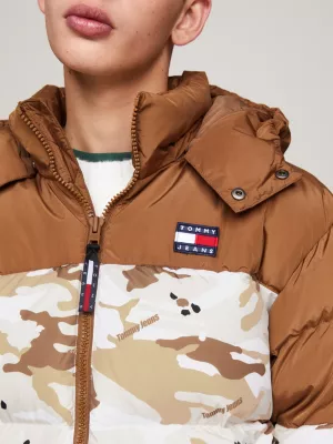 Jaqueta puffer Alaska com estampa total