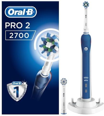 Oral B - Pro 2 2700 - Elektrische Tandenborstel - Blauw