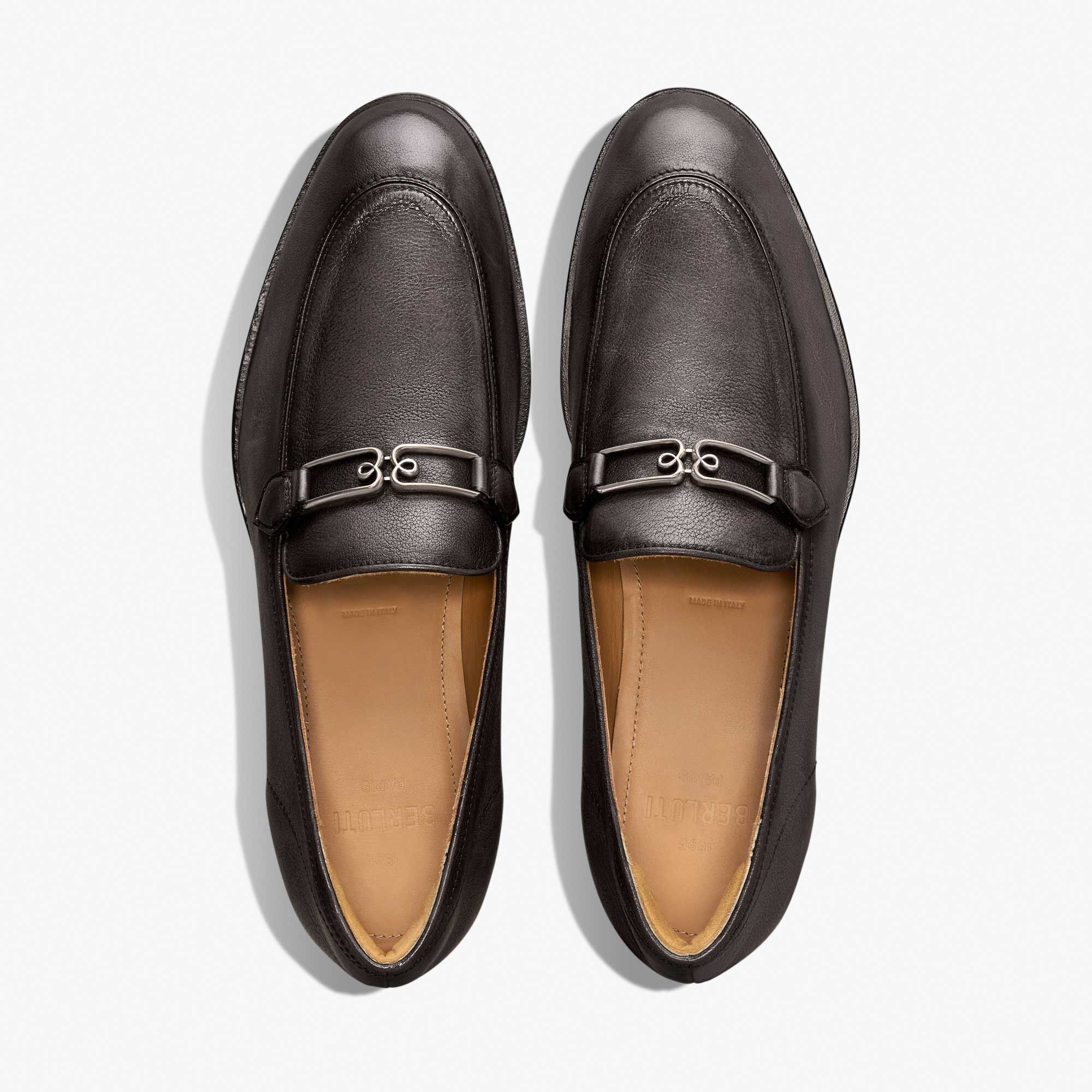 Mocassin B Volute En Cuir