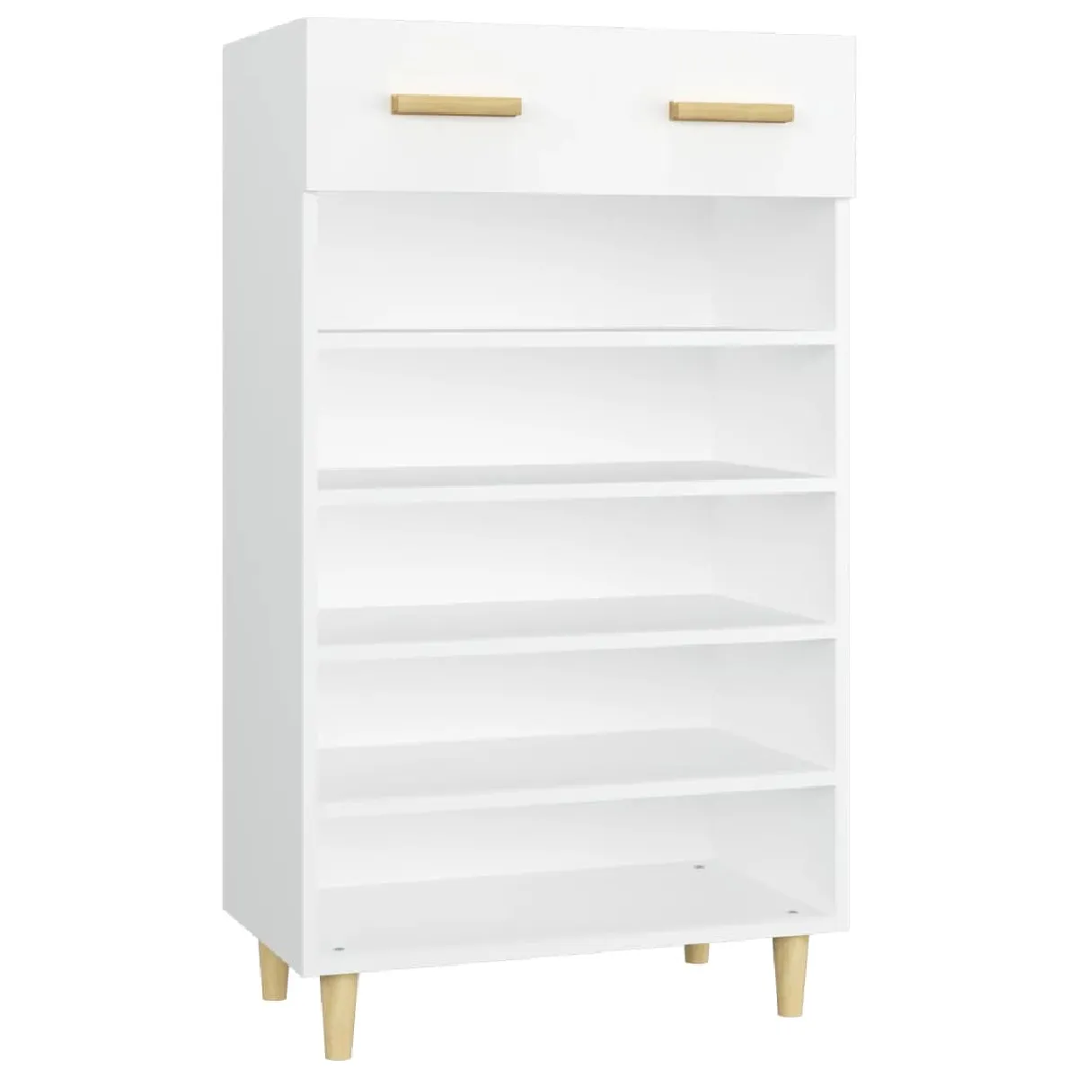 vidaXL Armoire à chaussures - Blanc