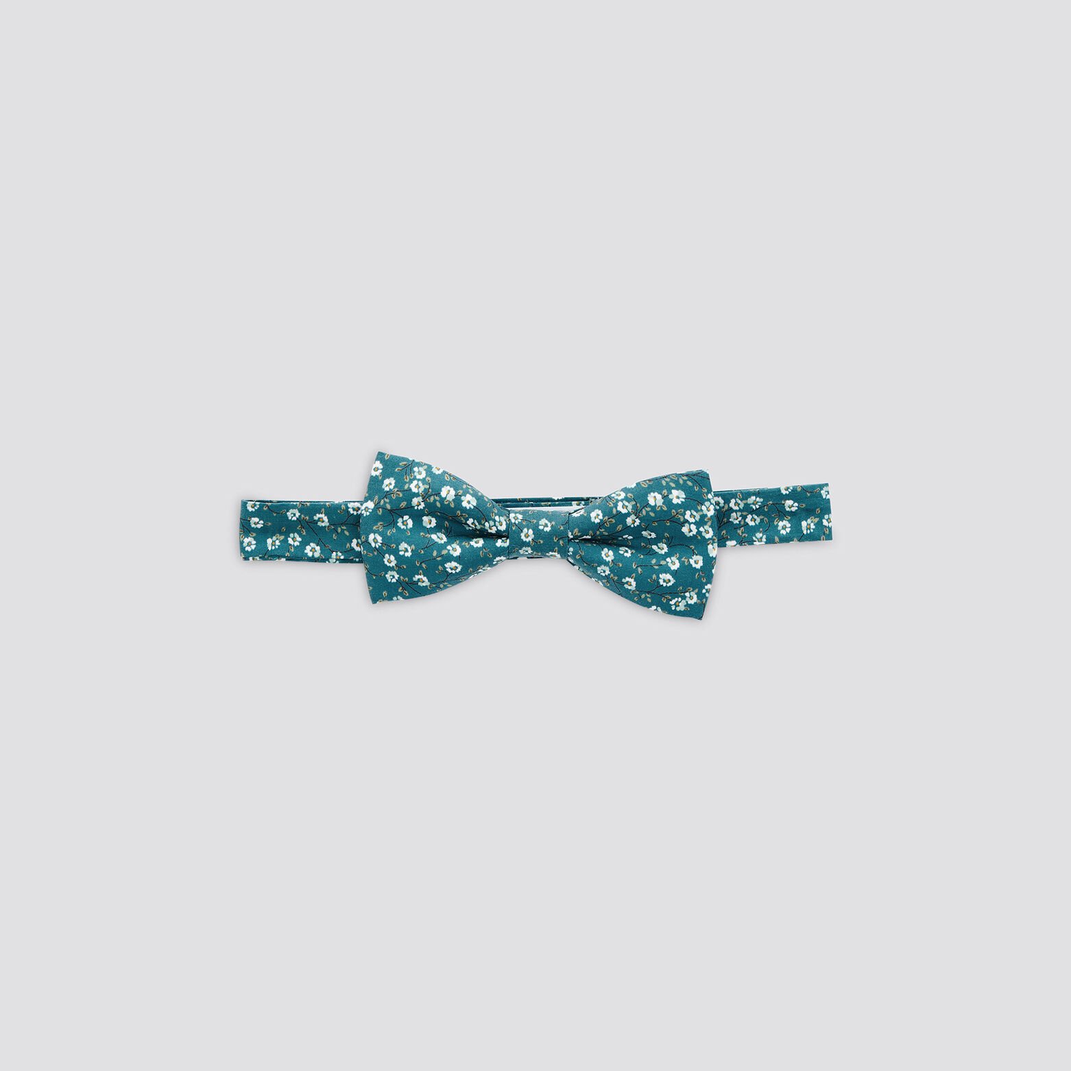 Nœud papillon fleuri Vert