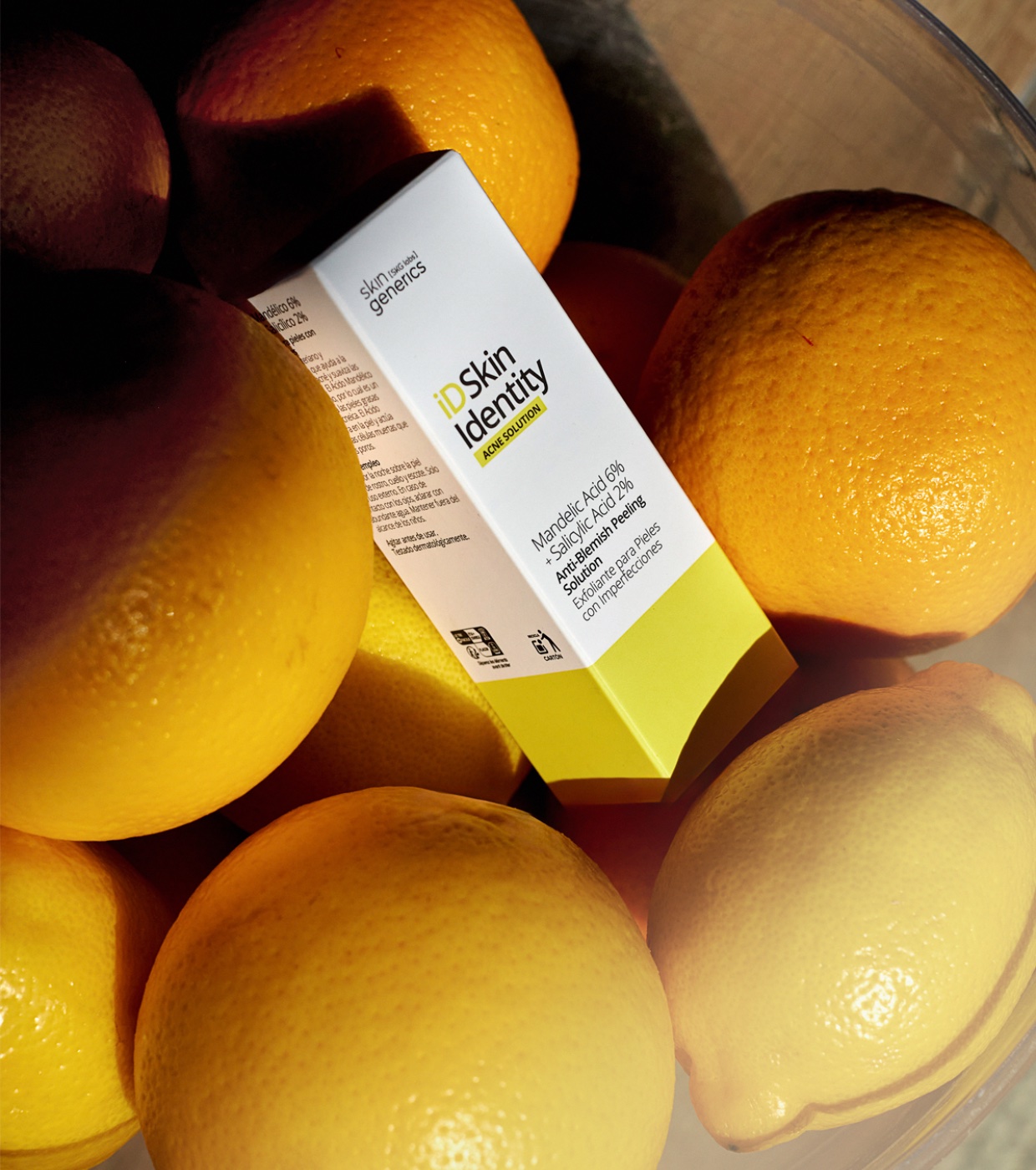 iD Skin Identity - Sérum Peeling de Ácido Mandélico 6% + Ácido Salicílico 2% - Pele com imperfeições