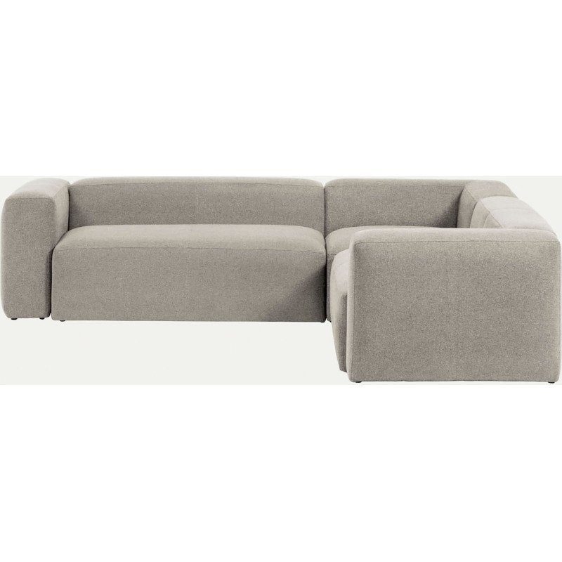 Canapé d’angle Blok 4 places beige 290 x 290 cm