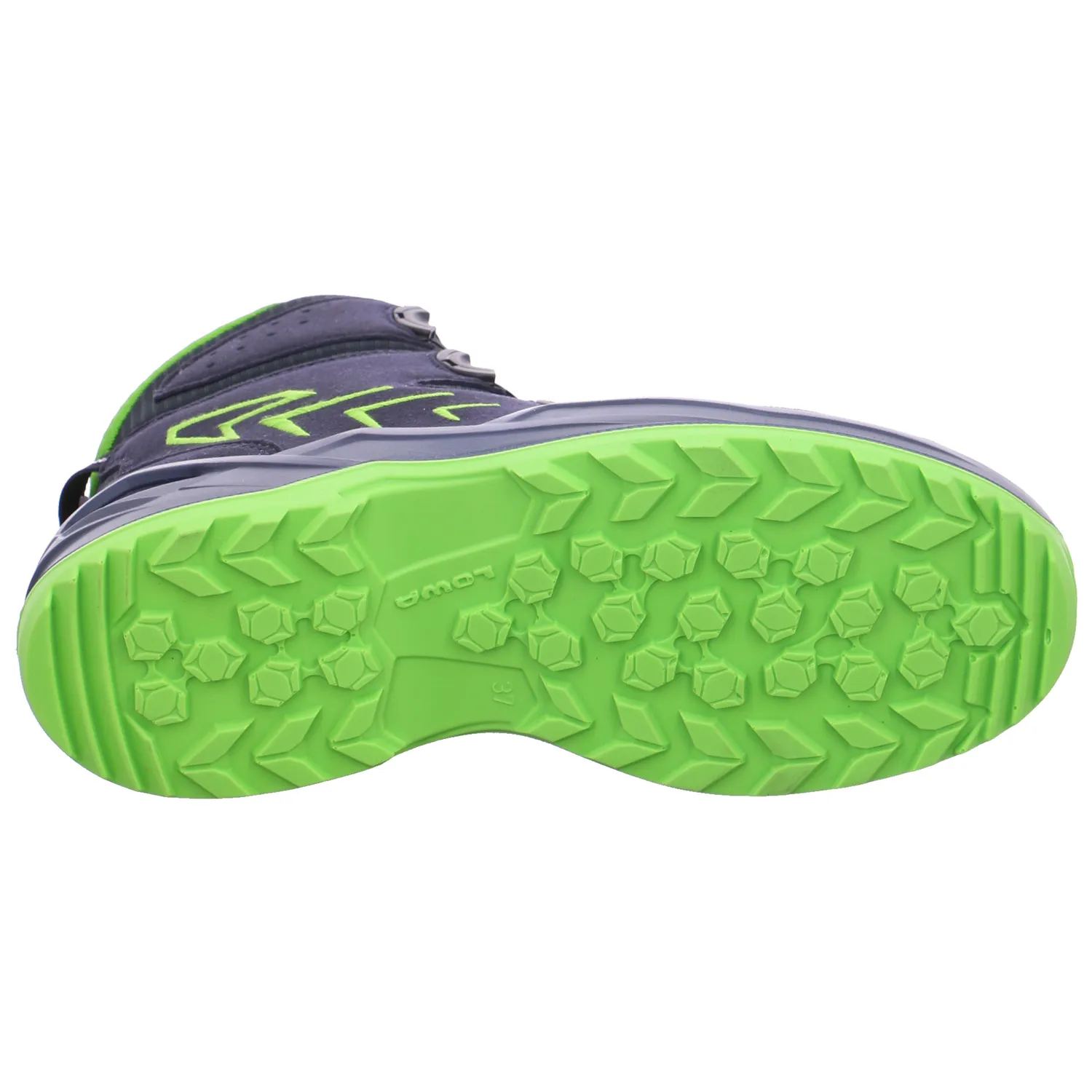 LOWA Jungen- Snowboot Membran Dunkelblau Textil  Winterstiefel