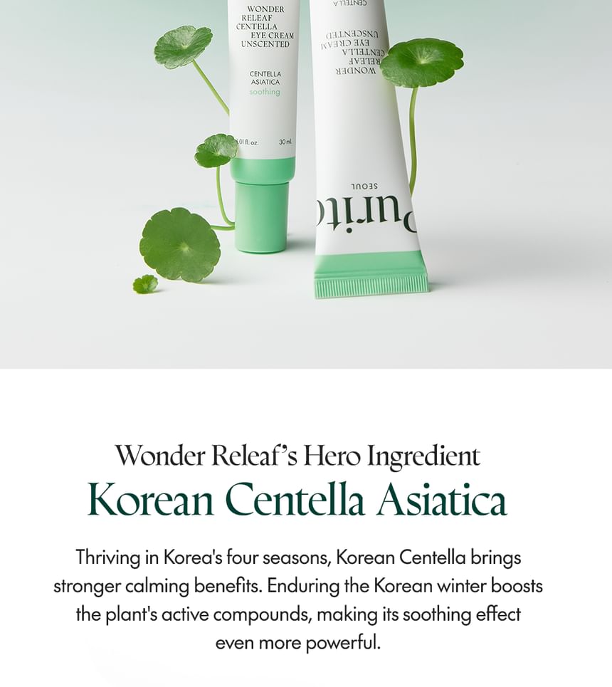 Purito SEOUL - Wonder Releaf Centella Oogcrème Geurloos