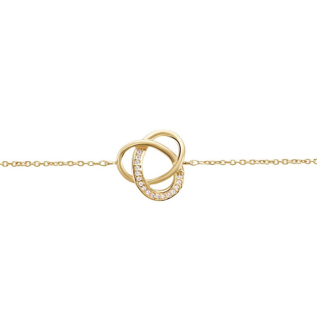 Bracelet Plaqué Or Henia Oxydes De Zirconium