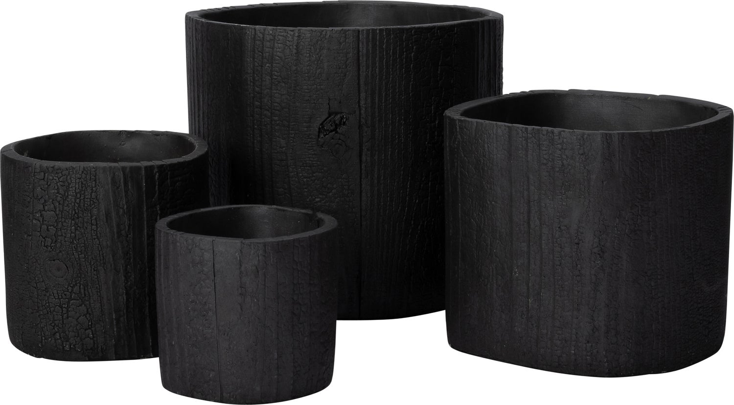 Intratuin bloempot Svea zwart D 17,5 H 16 cm