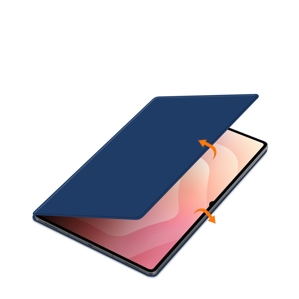 Samsung Galaxy Tab S11 Ultra Smart Cover Flip Case Leder Tasche Schutzhülle Magnetcover   S-Pen Halterung - Dunkelblau