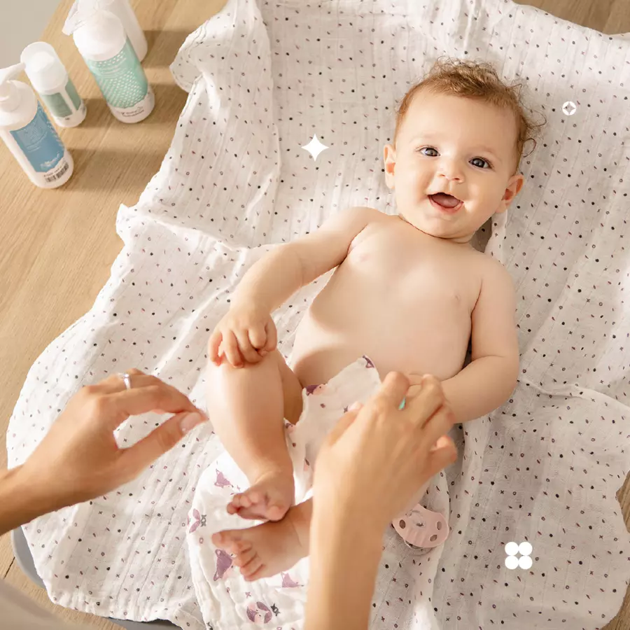 KOALA BABYCARE®Musselintuch Soft Touch 30 x 30 cm 6er-Pack - lila