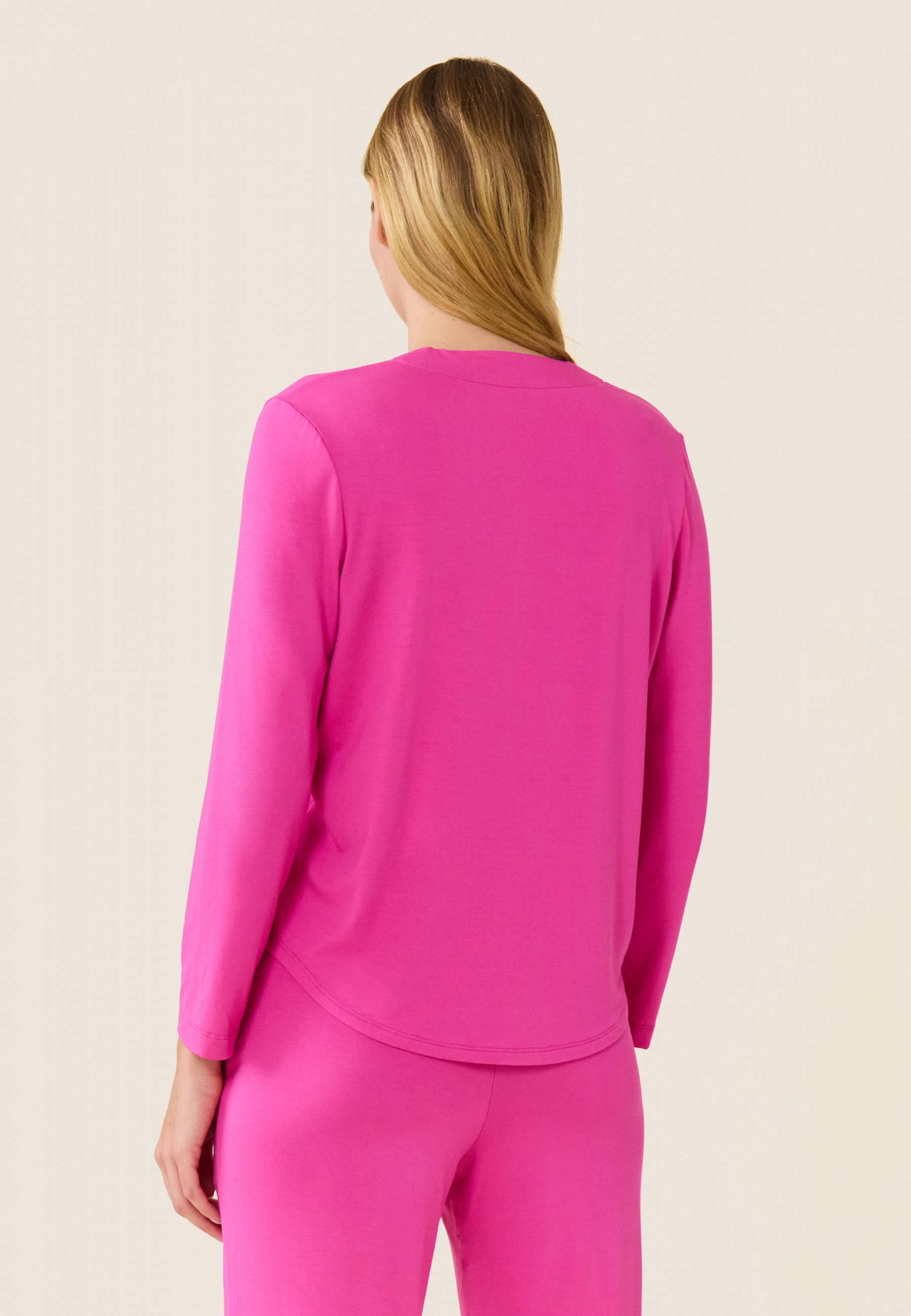 Chemise en viscose-Azelle Rose Violet