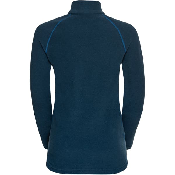 Sweat polaire ODLO RIGI KIDS MID LAYER 1/2 ZIP BLUE WING TEAL