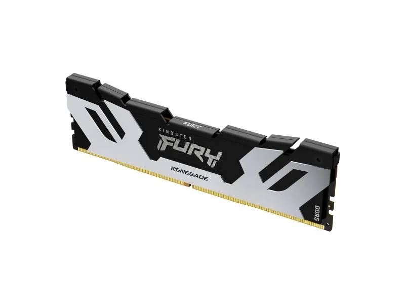 Kingston FURY Renegade - DDR5 - modul - 48 GB - DIMM 288-PIN - 6000 MT/s / PC5-48000 - CL32 - 1.35 V - ikke bufferet - on-die ECC - sølv/sort