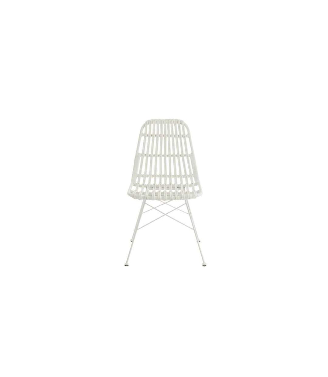 Paris Prix - Chaise De Jardin Design celeste 86cm Blanc