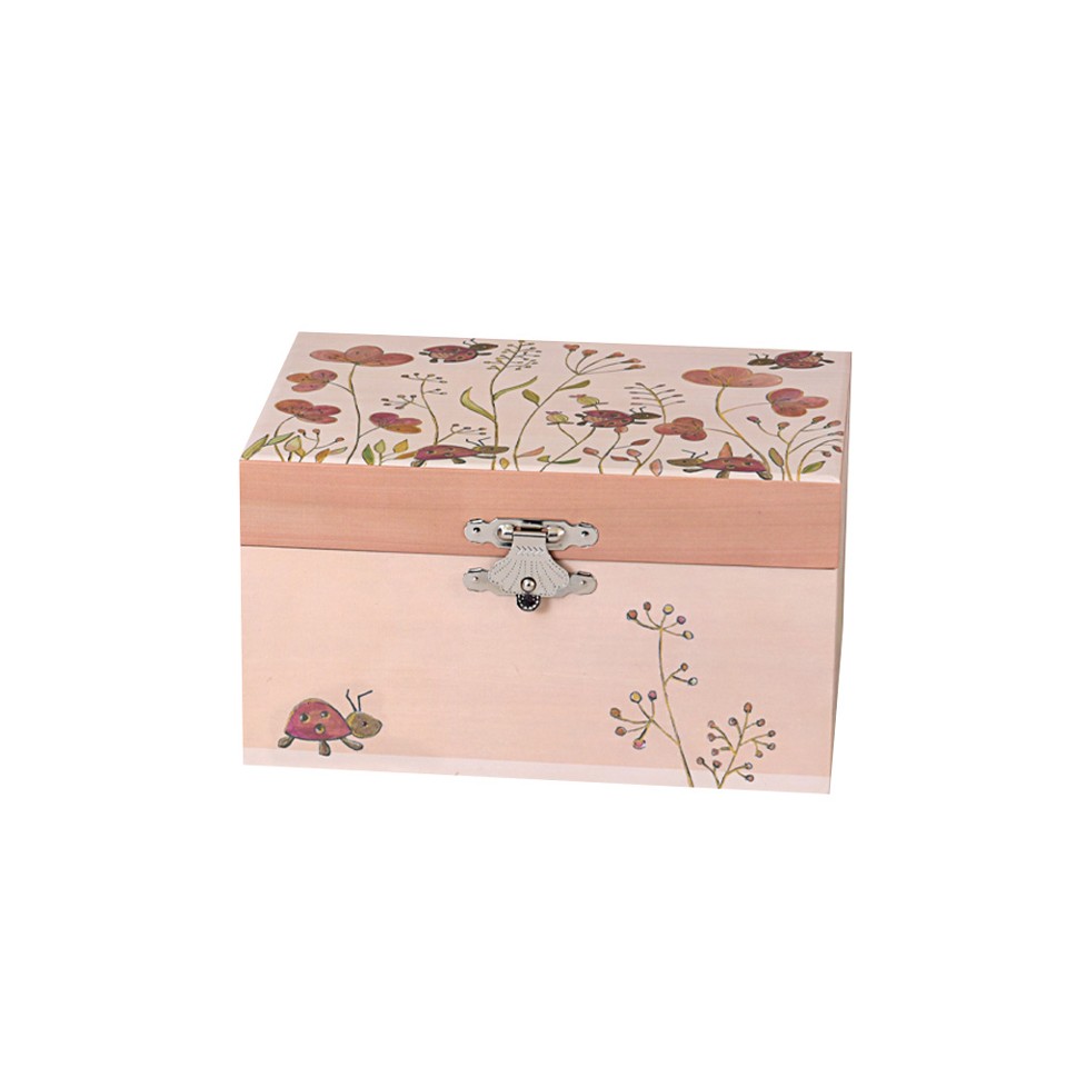 Egmont Toys - Smykkeskrin Mariehøns - Pink - 15 x 10 x 9 cm
