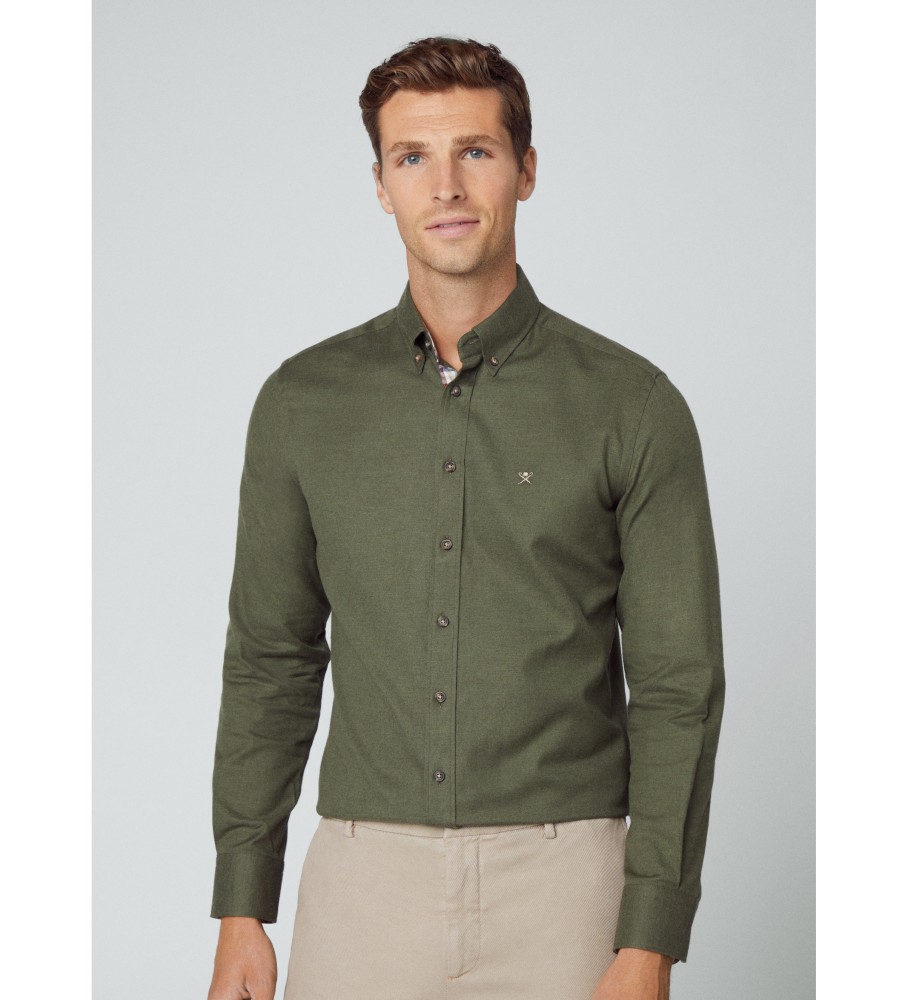 Camisa de flanela verde Hackett