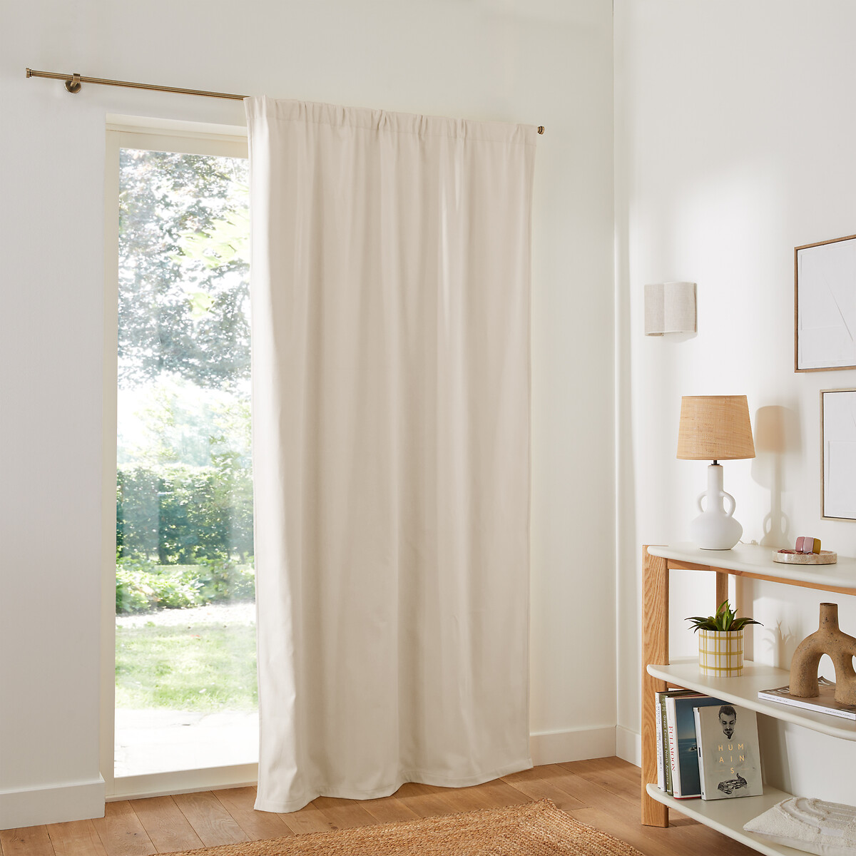 LA REDOUTE INTERIEURS<br>Cortina térmica Velax com fita de pregas, Panasonic