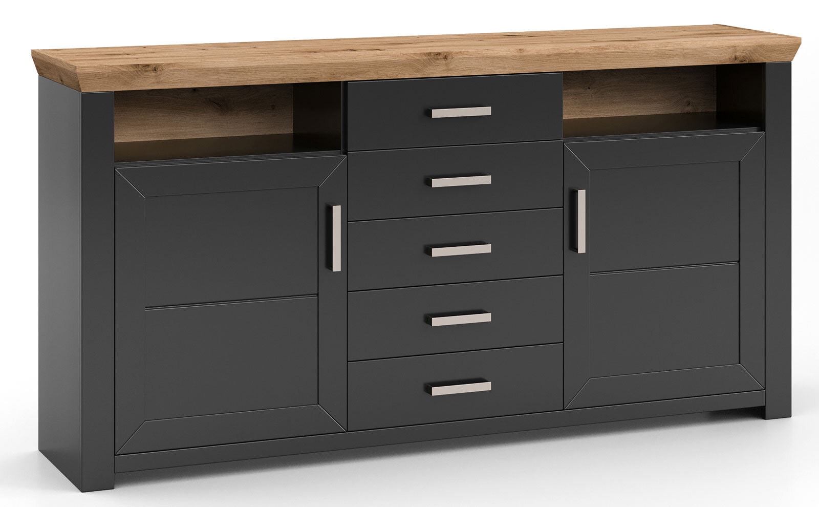 set one by Musterring Sideboard YORK 55 Grau