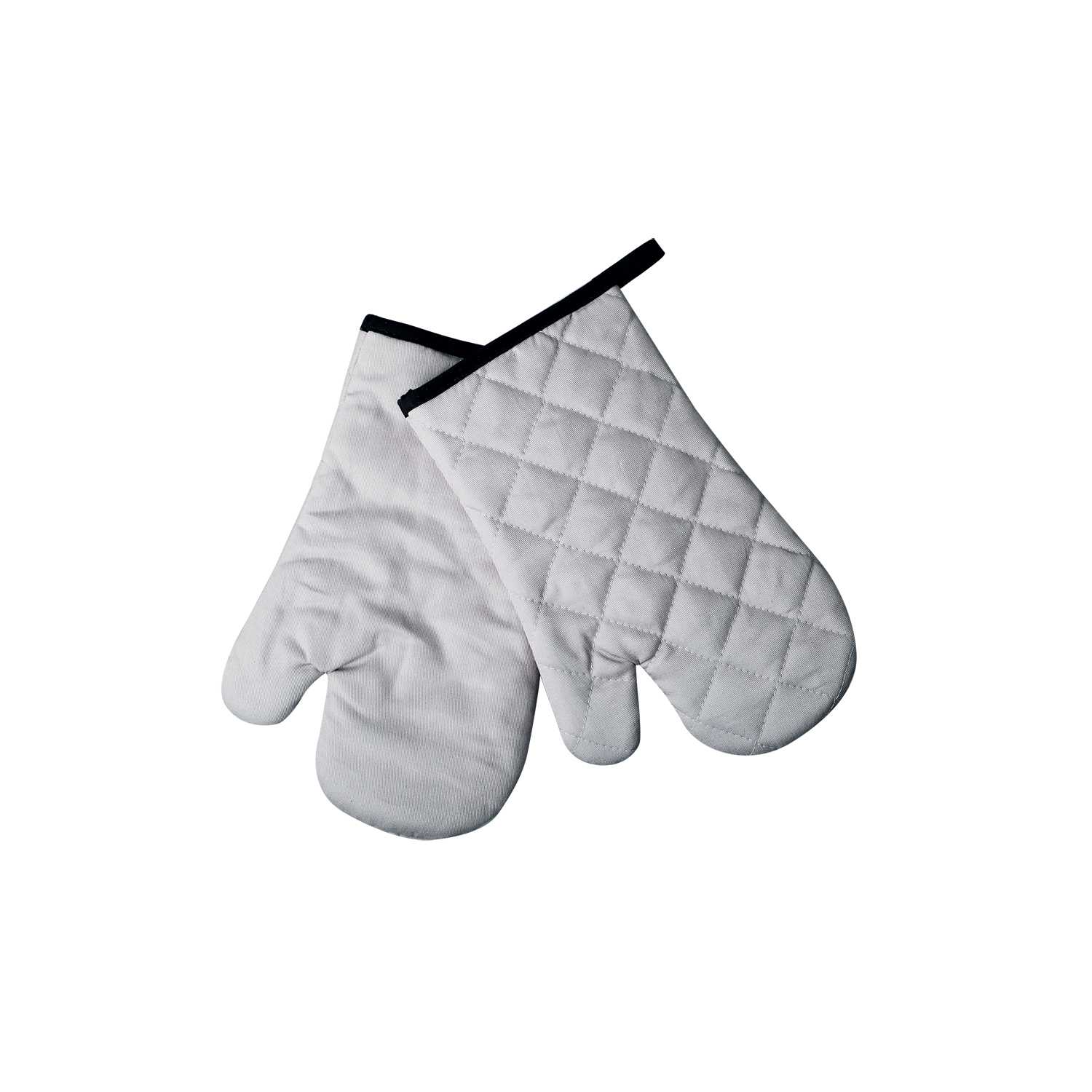 Ofenhandschuh grau 17x28 cm 2er Set