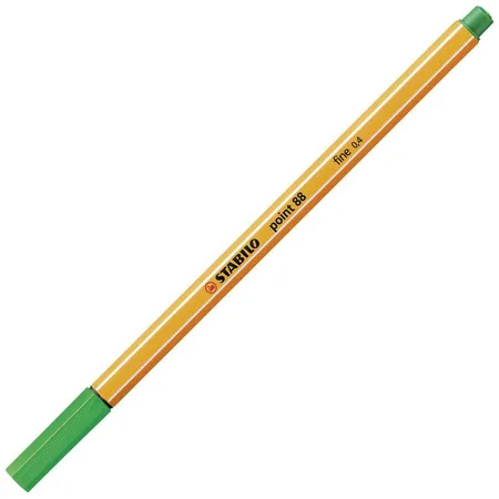 Fineliner - STABILO point 88 - 10er Pack - grün