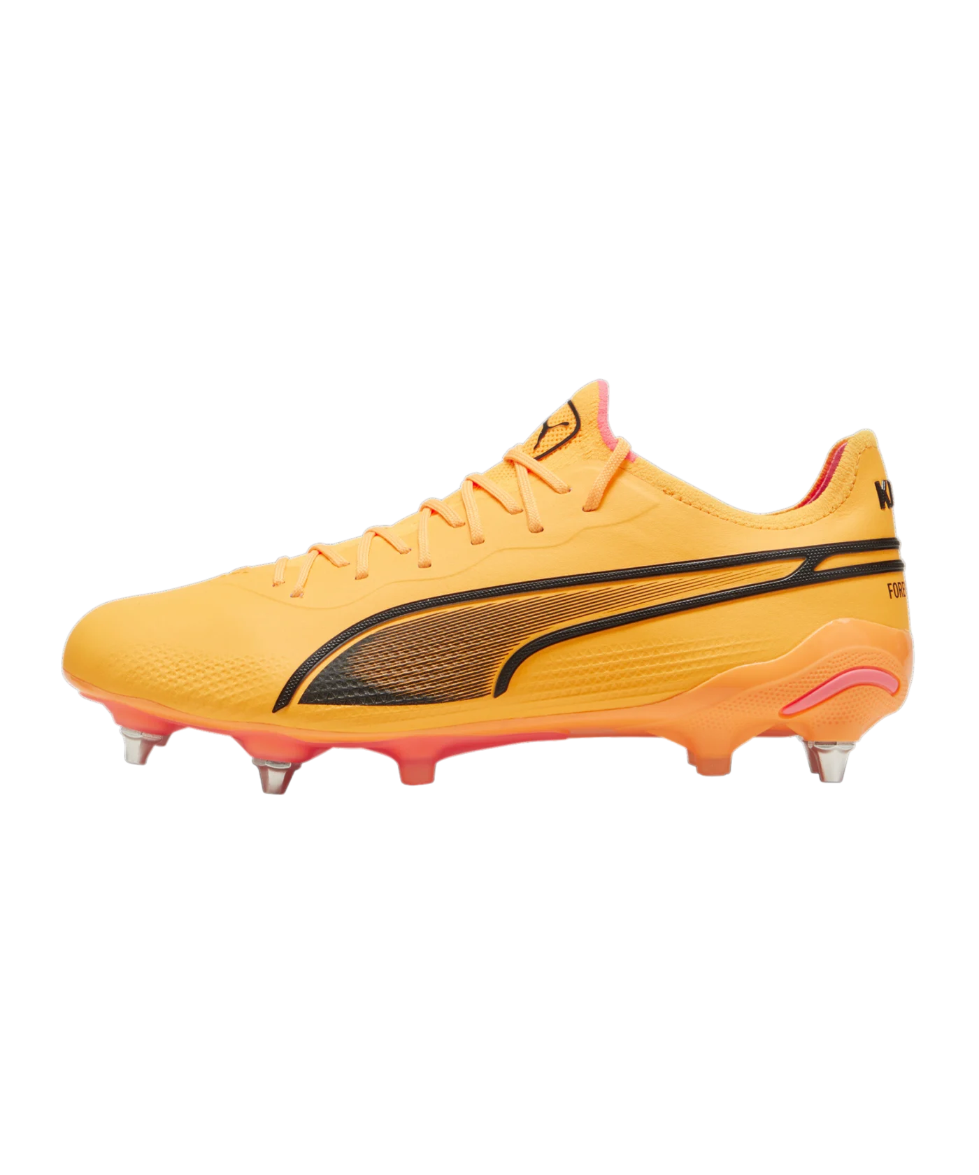 PUMA KING Ultimate MxSG The Forever Faster Orange Schwarz F04