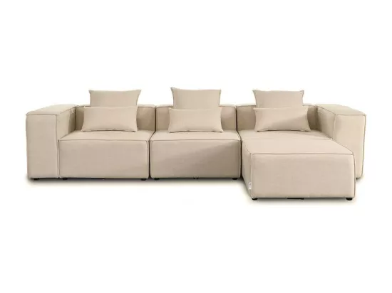 Home Deluxe Canapé VERONA gris clair L