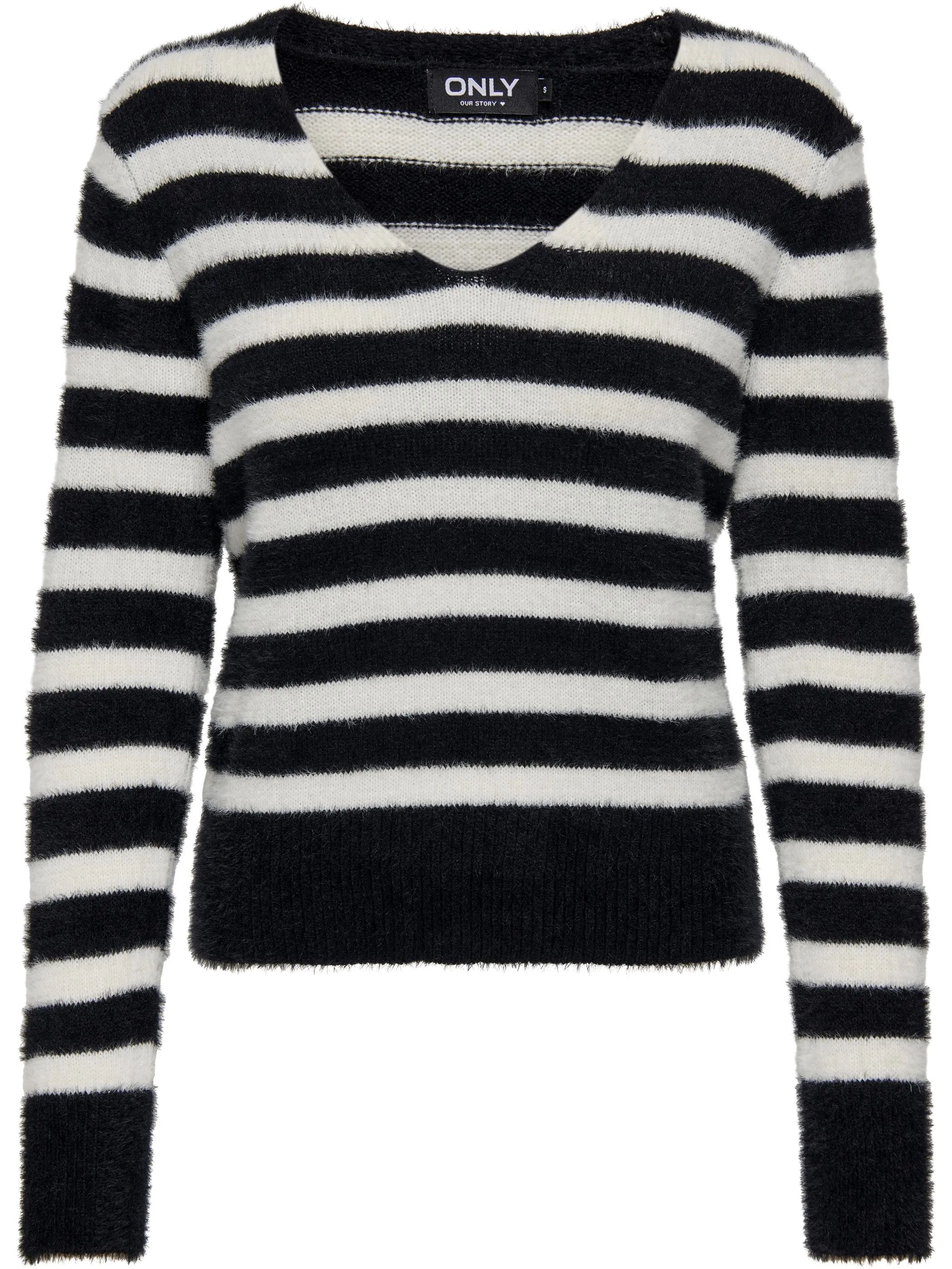 Only ONLELLA PIUMO LS V-NE Strickpullover
