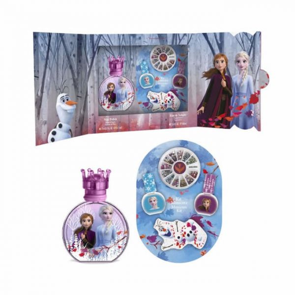 Cartoon Frozen II Eau de Toilette 100ml   Kit Manicure