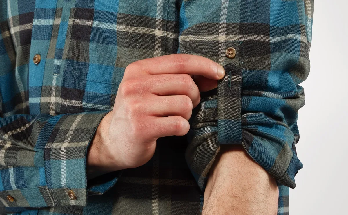 Fjällräven Men's Fjällglim Shirt Indigo Blue-Dawn Blue