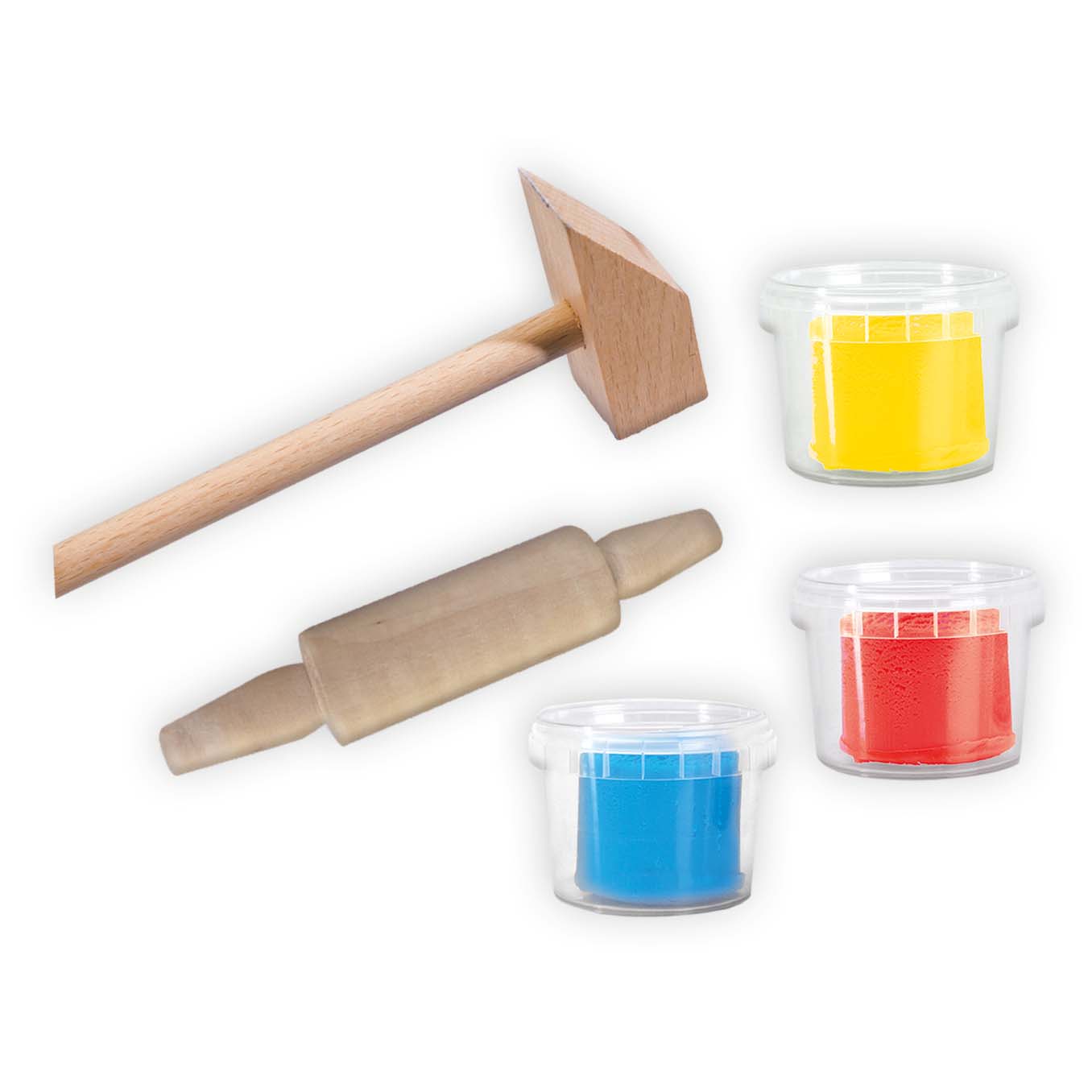 SES My First klei met tools 3x 90 gram multi