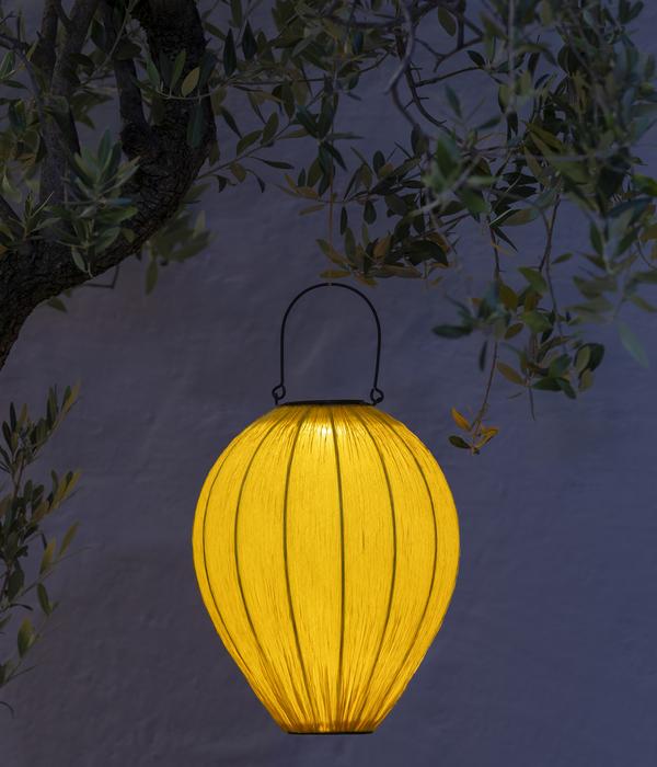 Dehner Solar-Laterne Kaja, ca. Ø27/H33 cm