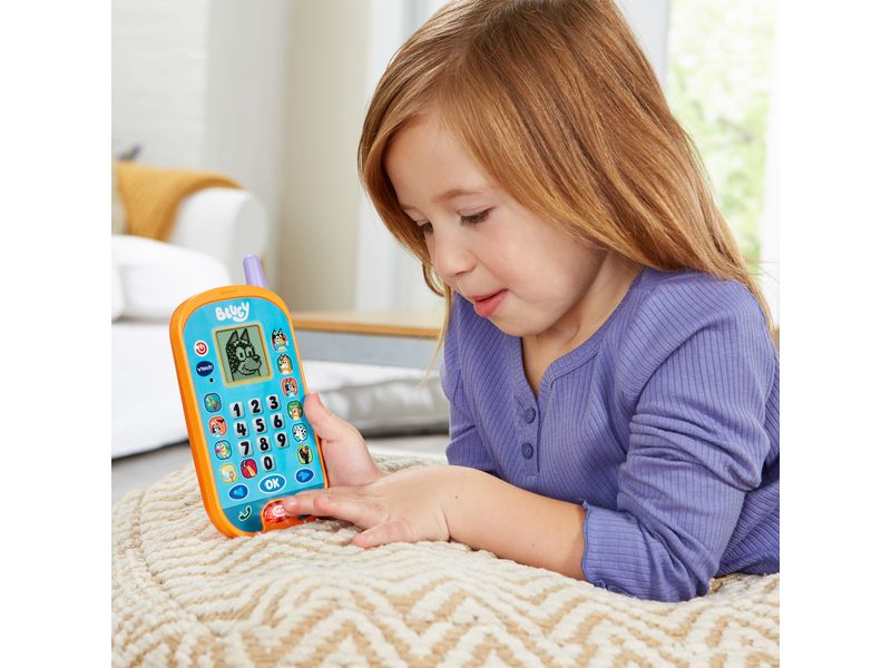 Vtech Lernhandy Bluey -DE- Interaktives Lernspielzeug im Smartphone-Design