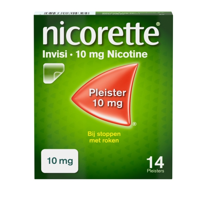 Nicorette Invisi Patch Pleisters 10 MG 14 Stuks