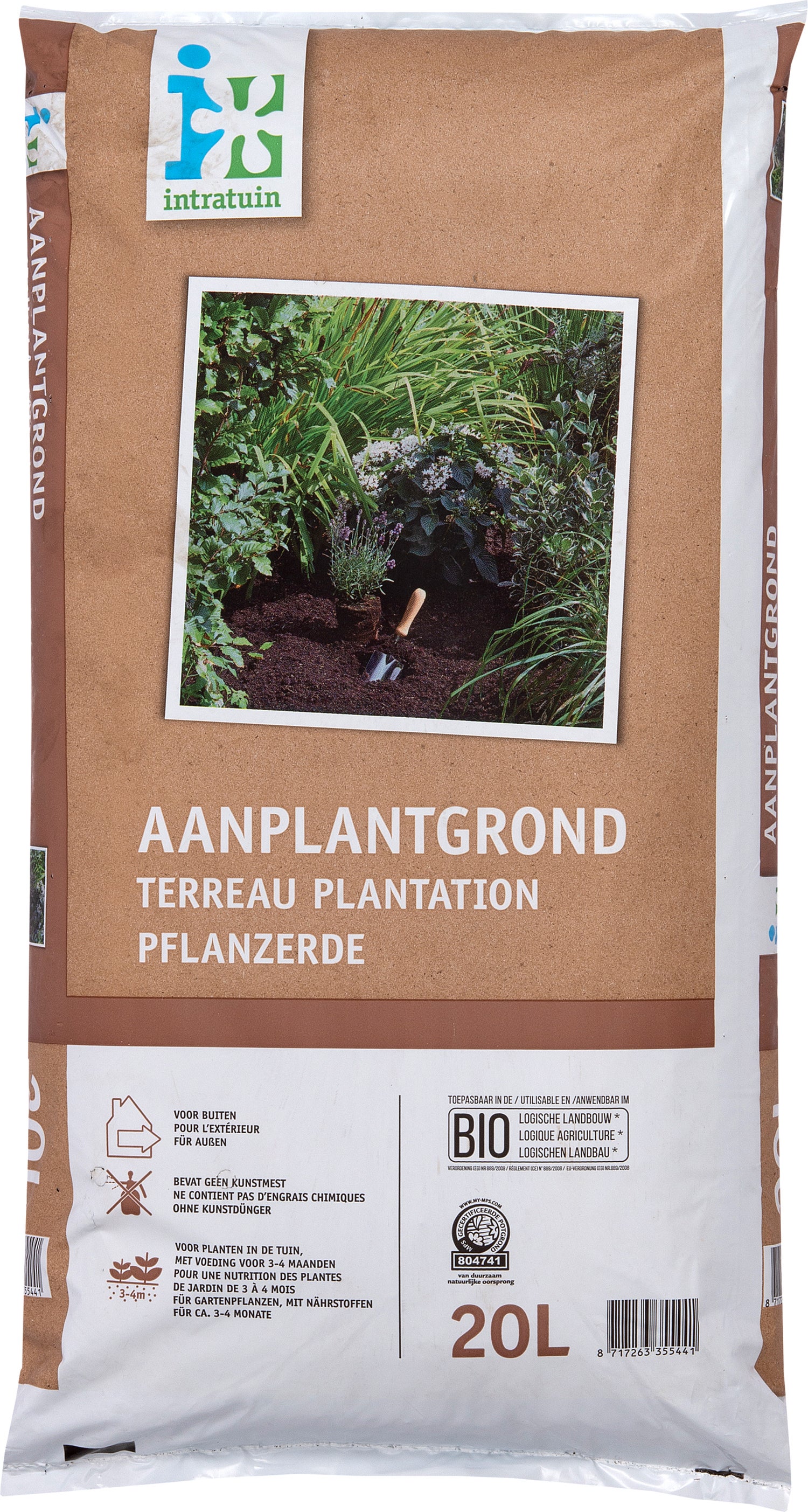 Intratuin aanplantgrond Bio 20 L