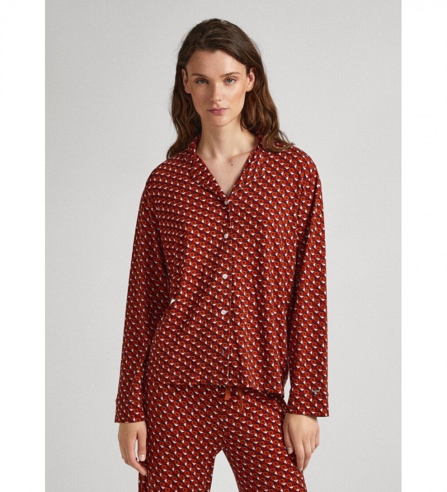 Conjunto de pijama vermelho Pepe Jeans