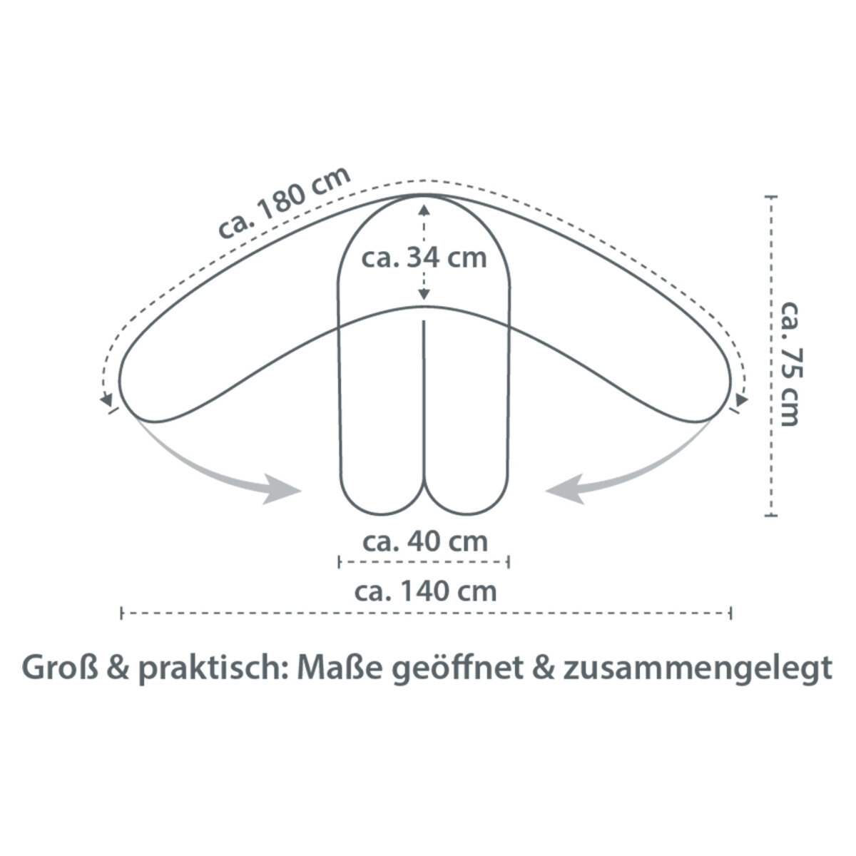 Theraline Theraline Das Komfort Stillkissen inkl. Feinkörper-Bezug Feine Blümchen Mikroperlenfüllung