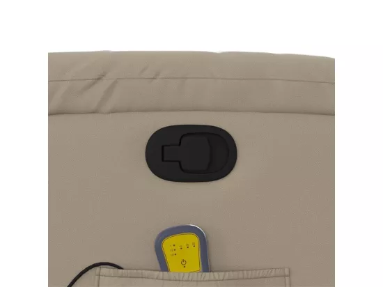 Fauteuil de massage inclinable Cappuccino Similicuir