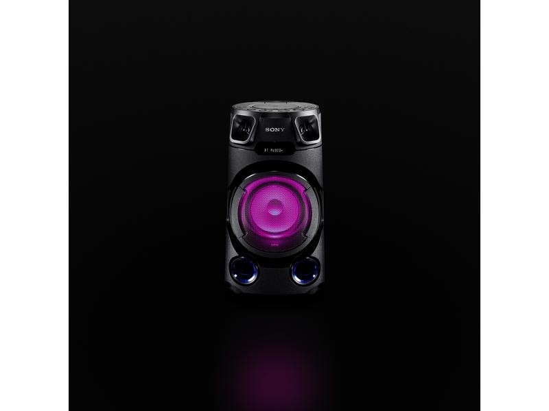 Sony Musik-System MHC-V13D Schwarz Leistungsstarkes Audiosystem mit Bluetooth