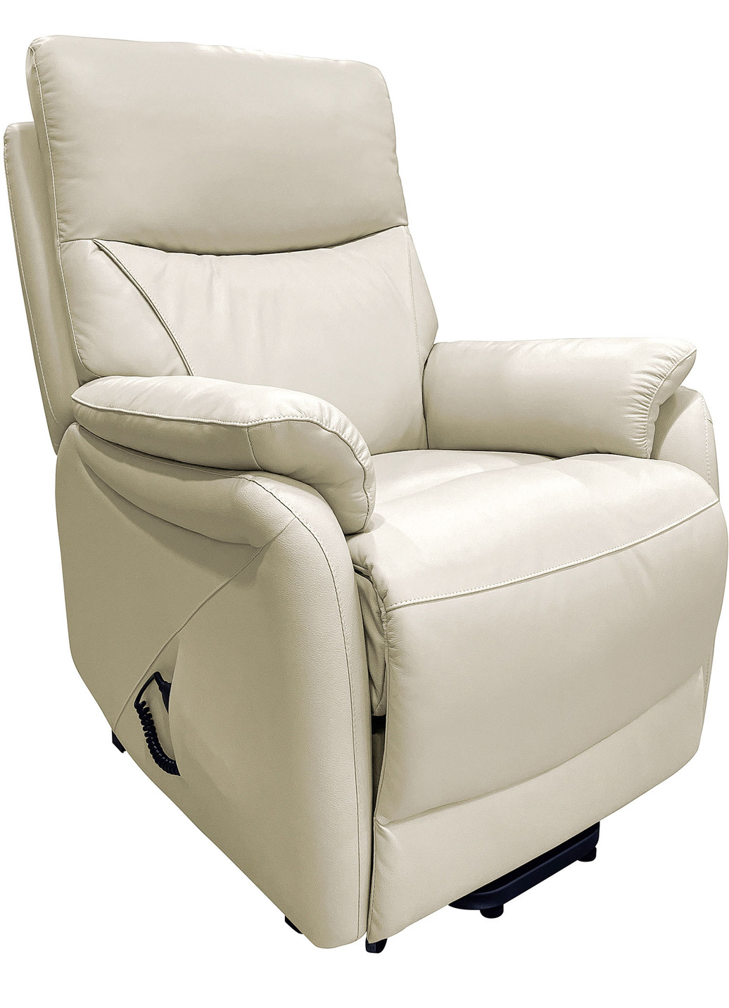 Leder-TV-Sessel mit XXL-Sitzkomfort und Aufstehhilfe