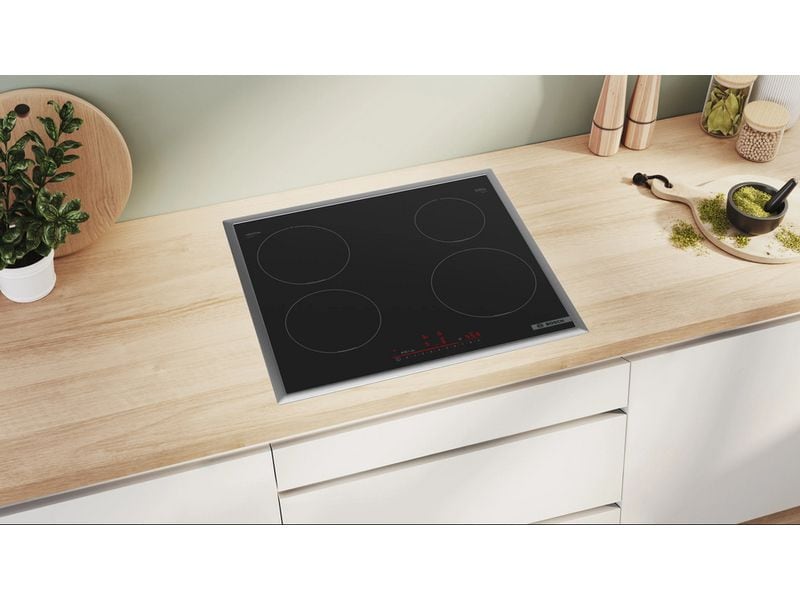 Bosch Induktionskochfeld PIE645HB1E Aufliegend Induktionskochfeld mit 4 Herdplatten